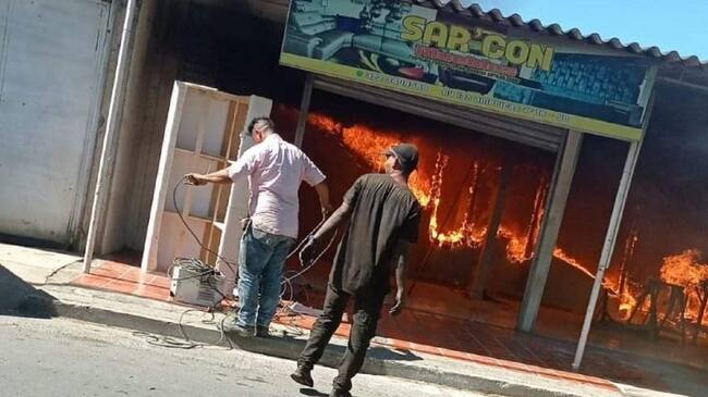 Hombre perdió la vida durante incendio de fábrica en Cúcuta