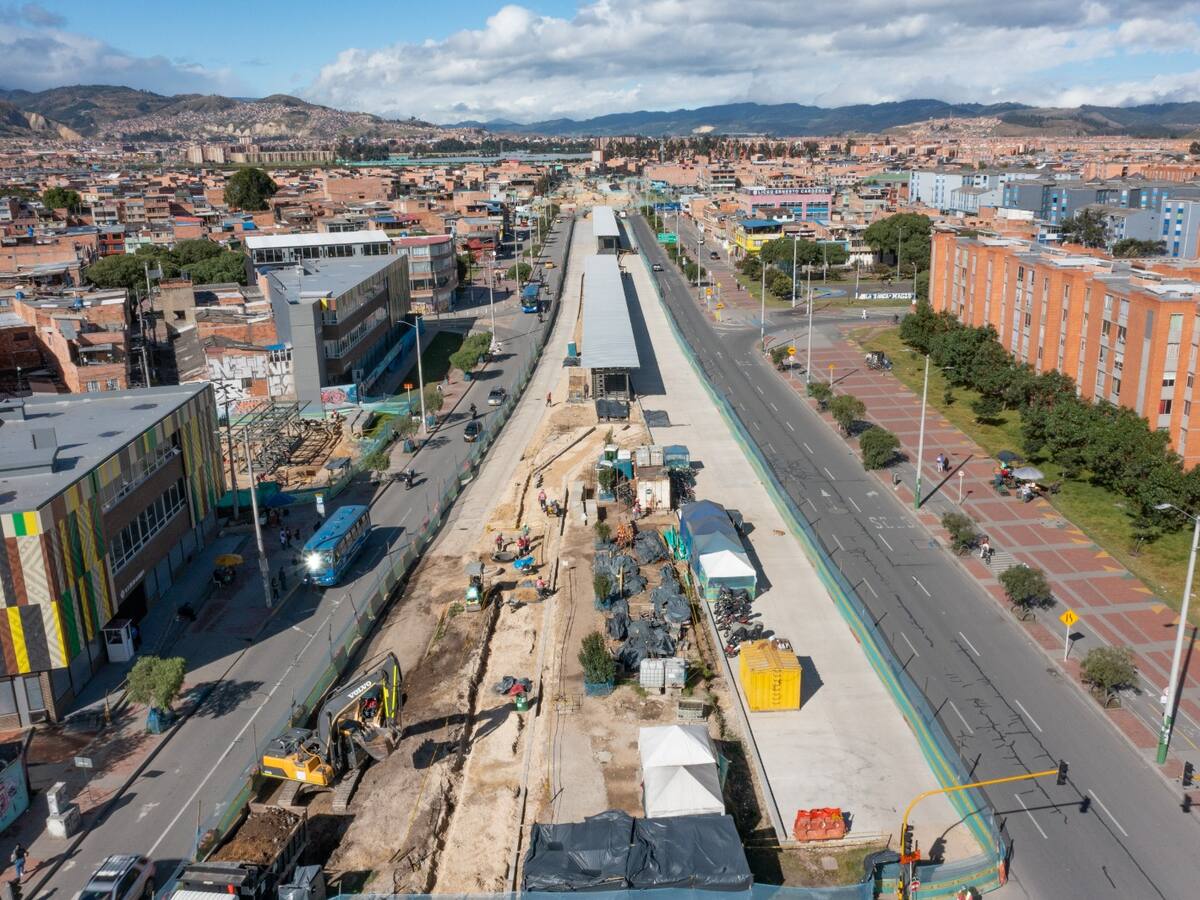 Obra de Av. 68 en Bogotá presenta 10% de atraso: Se solicitaron sanciones al contratista