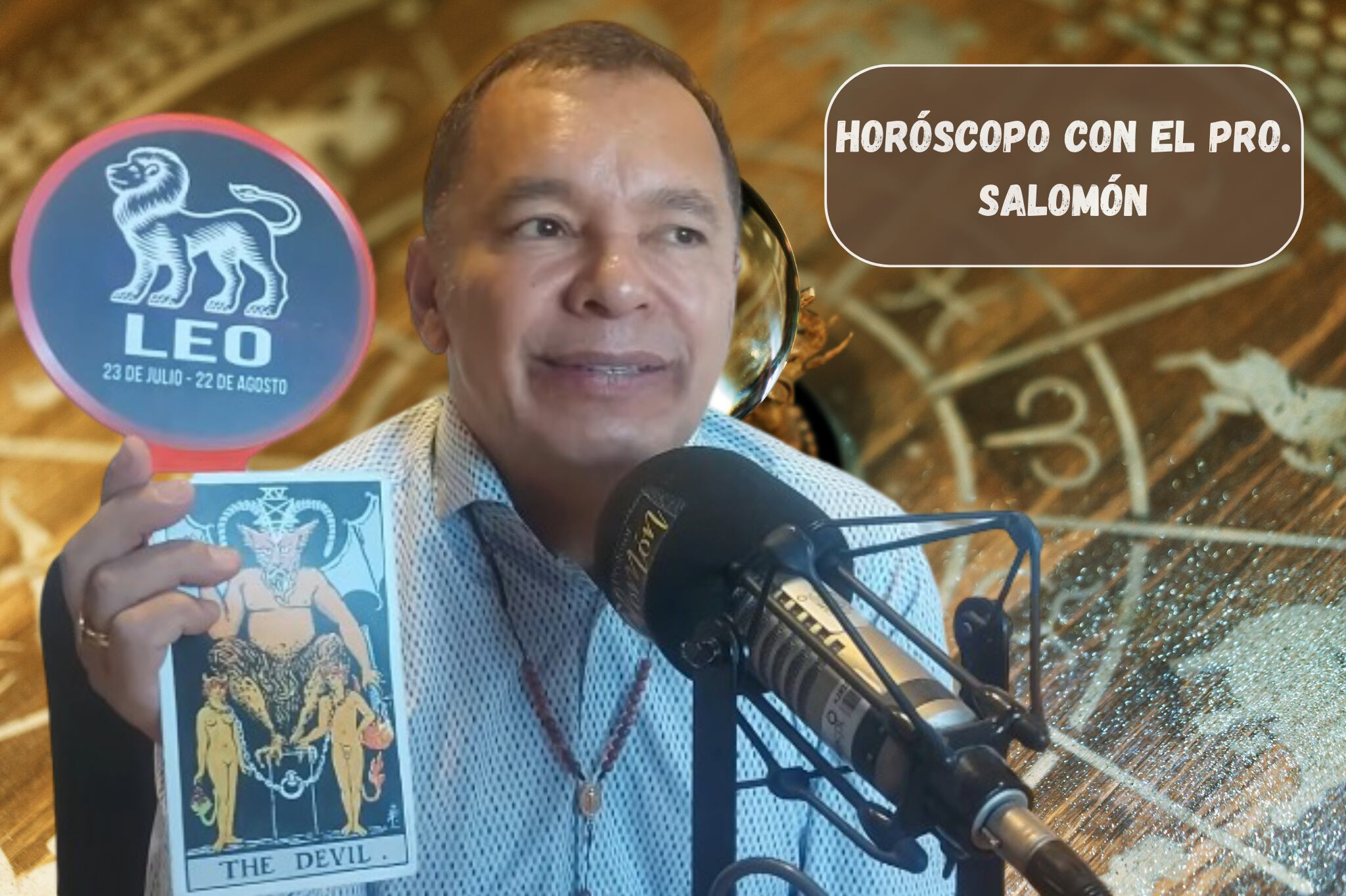 Él es el profesor Salomón, experto en la lectura del Horóscopo y el Tarot (Crédito: Profesor) // imagen del horóscopo tomada de Getty Imagenes (Autor: Fiordaliso)