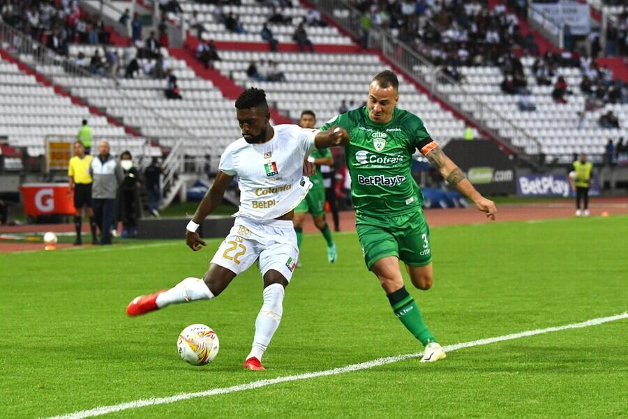 Duelo de Liga entre Once Caldas y La Equidad / Colprensa