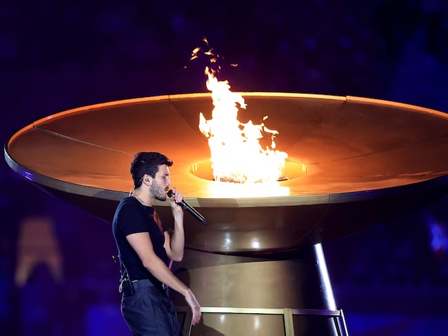 Sebastián Yatra cerrando la ceremonia de inauguración de los Juegos Panamericanos. (Photo by Buda Mendes/Getty Images)