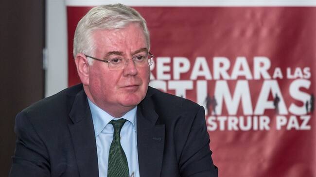 Eamon Gilmore, enviado especial de la Unión Europea para el proceso de paz. Foto: Colprensa