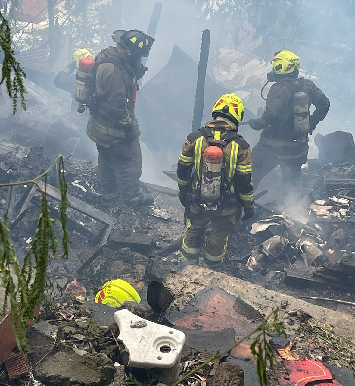 Incendio Medellín- foto DAGRD