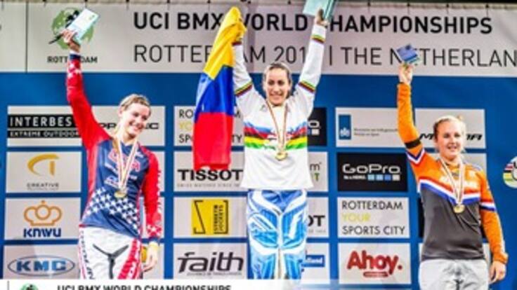 ¡Mariana Pajón se corona campeona mundial de BMX!