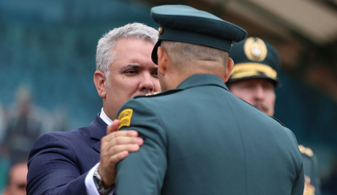 El presidente Iván Duque dijo que Zapateiro es "un gran soldado". (Imagen de referencia)