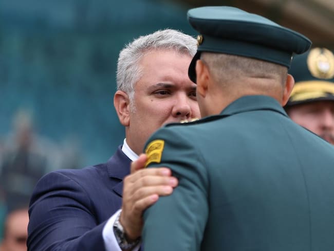 El presidente Iván Duque dijo que Zapateiro es &quot;un gran soldado&quot;. (Imagen de referencia)