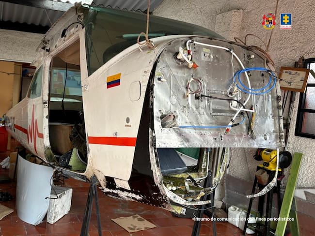Incautan en Chía dos avionetas que se pondrían al servicio del narcotráfico