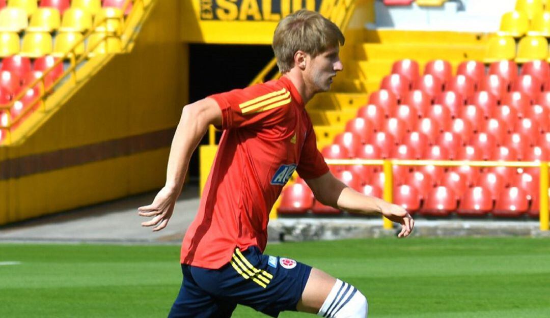 Andrés Llinás en el morfociclo de la Selección Colombia