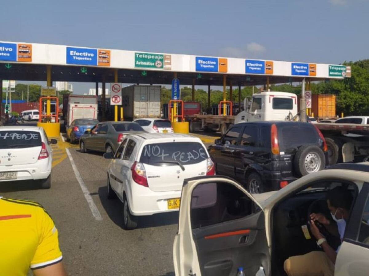 Contratistas de la alcaldía han bloqueado los peajes: Concesión Vial