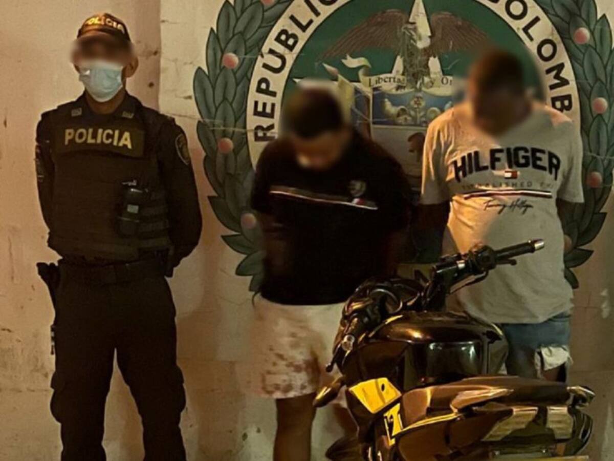 'El Bola' y 'El Angelito' capturados por triple homicidio en Cartagena