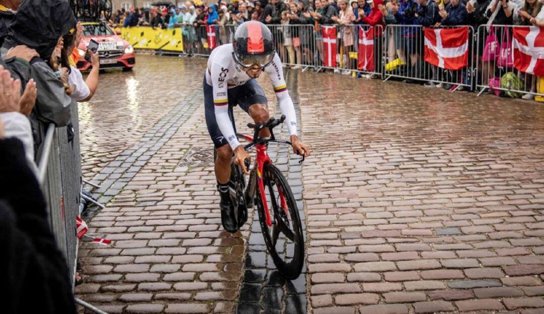 Daniel Felipe Martínezfue el mejor colombiano en el estreno del Tour de Francia