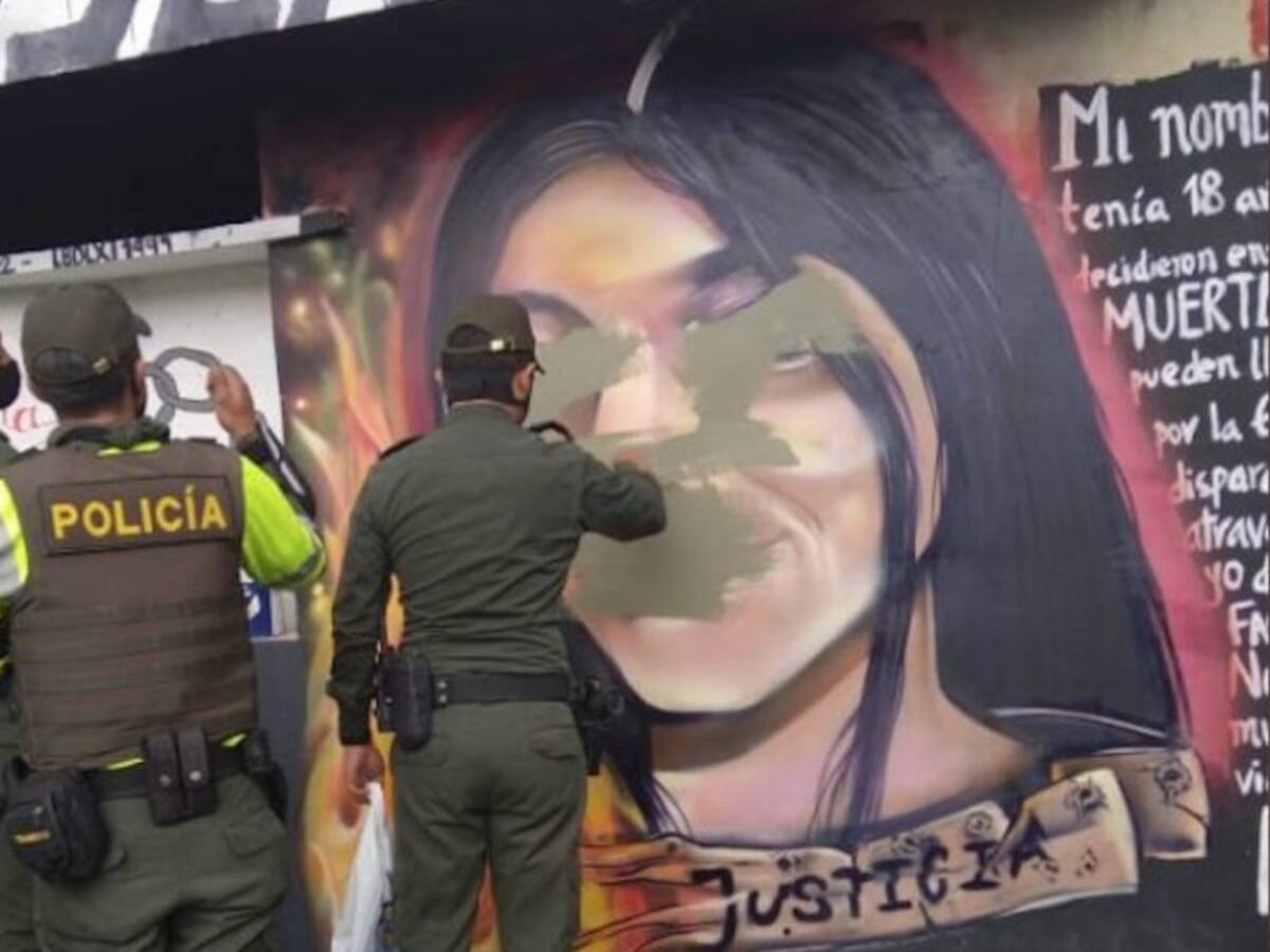Rechazo en redes sociales por borrar mural de Julieth Ramírez