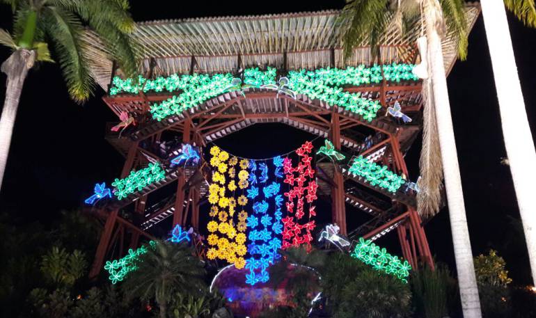 Alumbrado Parque del Café, Montenegro, Quindío