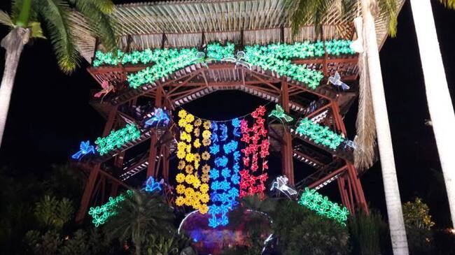 Alumbrado Parque del Café, Montenegro, Quindío