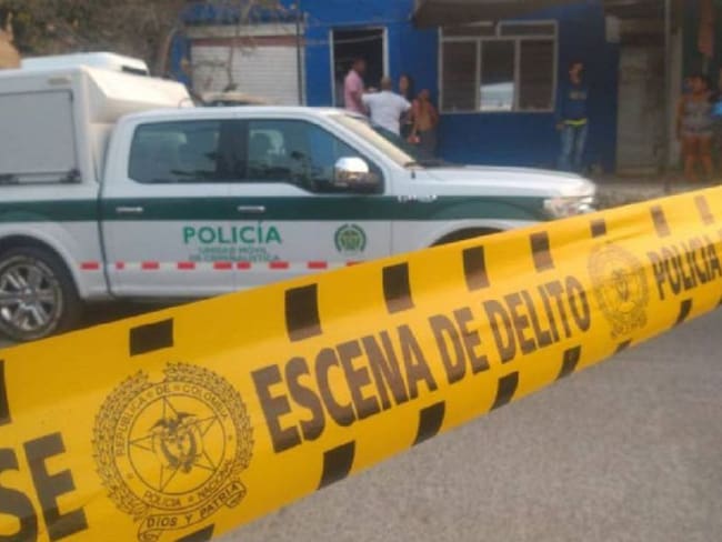 Según la Policía, el hoy occiso presuntamente pertenecía a una banda delincuencial dedicada al hurto a personas