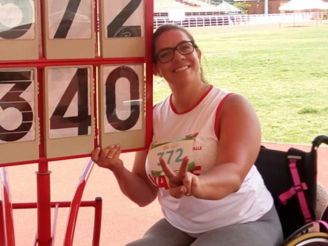 Erica Castaño bate el récord paralímpico de América en lanzamiento de disco