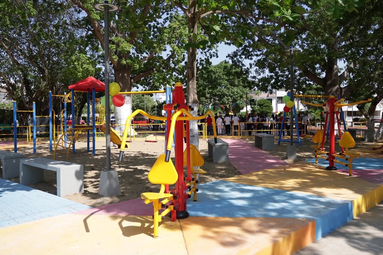 Nuevos parques en la localidad 3 de Cartagena. // Alcaldía de Cartagena