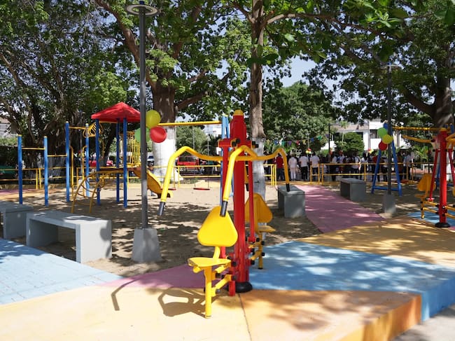 Nuevos parques en la localidad 3 de Cartagena. // Alcaldía de Cartagena