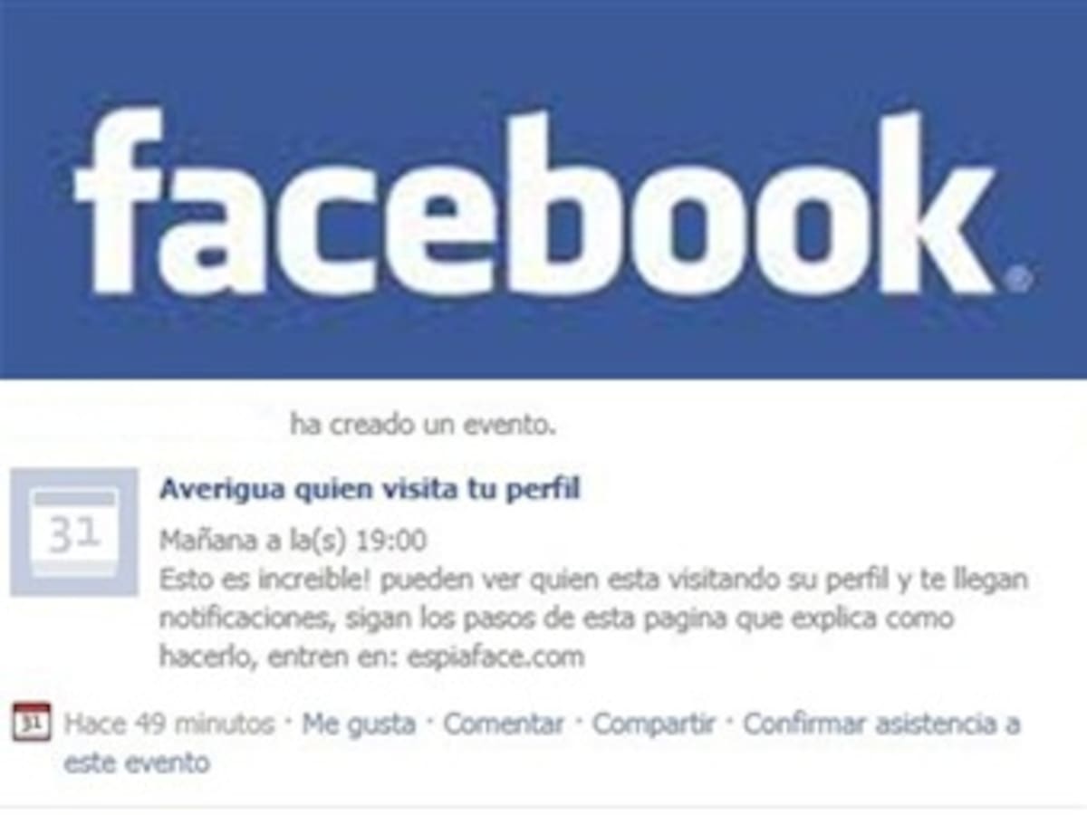 Virus en Facebook promete mostrar ‘Quién visita tu perfil’