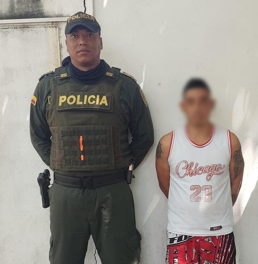 Dedicados a cometer delitos en comunas de Neiva. Foto Policía Metropolitana Neiva.