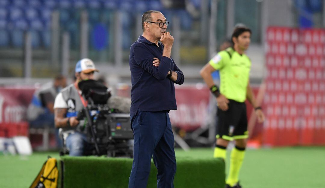 Maurizio Sarri, nuevo entrenador de la Lazio