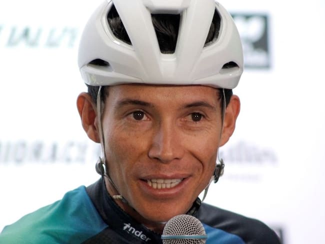 Miguel Ángel López, ciclista del Team Medellín (Photo by Fredy BUILES / AFP) (Photo by FREDY BUILES/AFP via Getty Images)