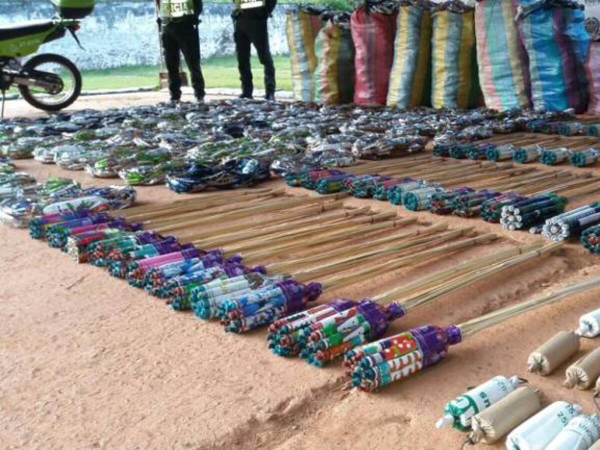 Incautan más de mil kilos de pólvora en dos viviendas al oriente de Cali