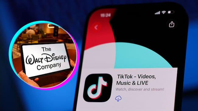 Disney permitirá crear videos de TikTok con sus personajes de forma oficial. Foto: Getty Images/Canva