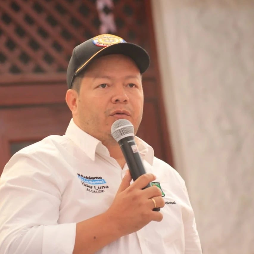 Yider Luna, alcalde de Pitalito. Foto Redes Sociales