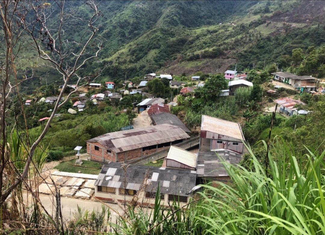 Zona rural de Briceño, Antioquia, afectada por los combates entre los grupos armados ilegales. Foto: Tomada de RedepazAntioquia.