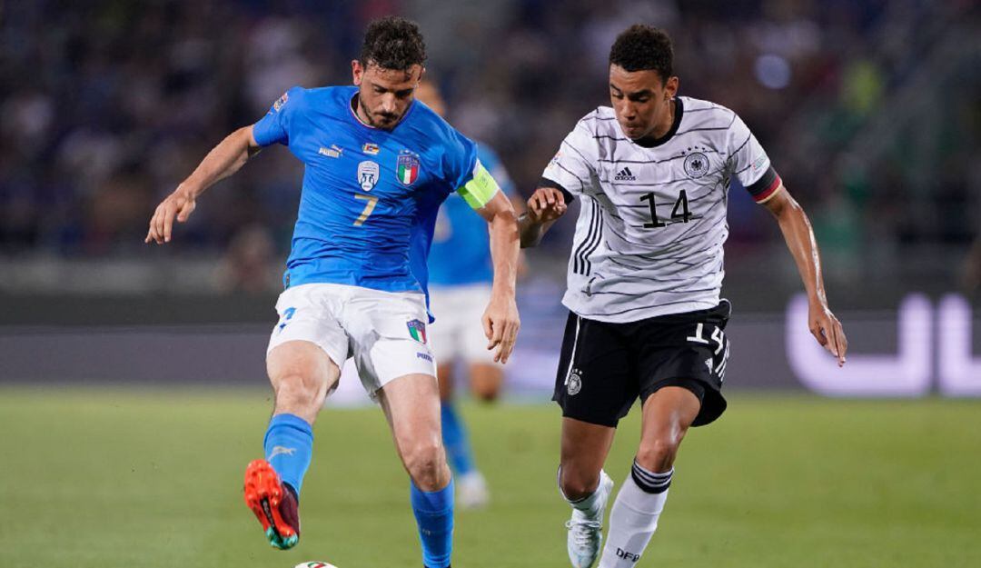 Alessandro Florenzi y Jamal Musiala