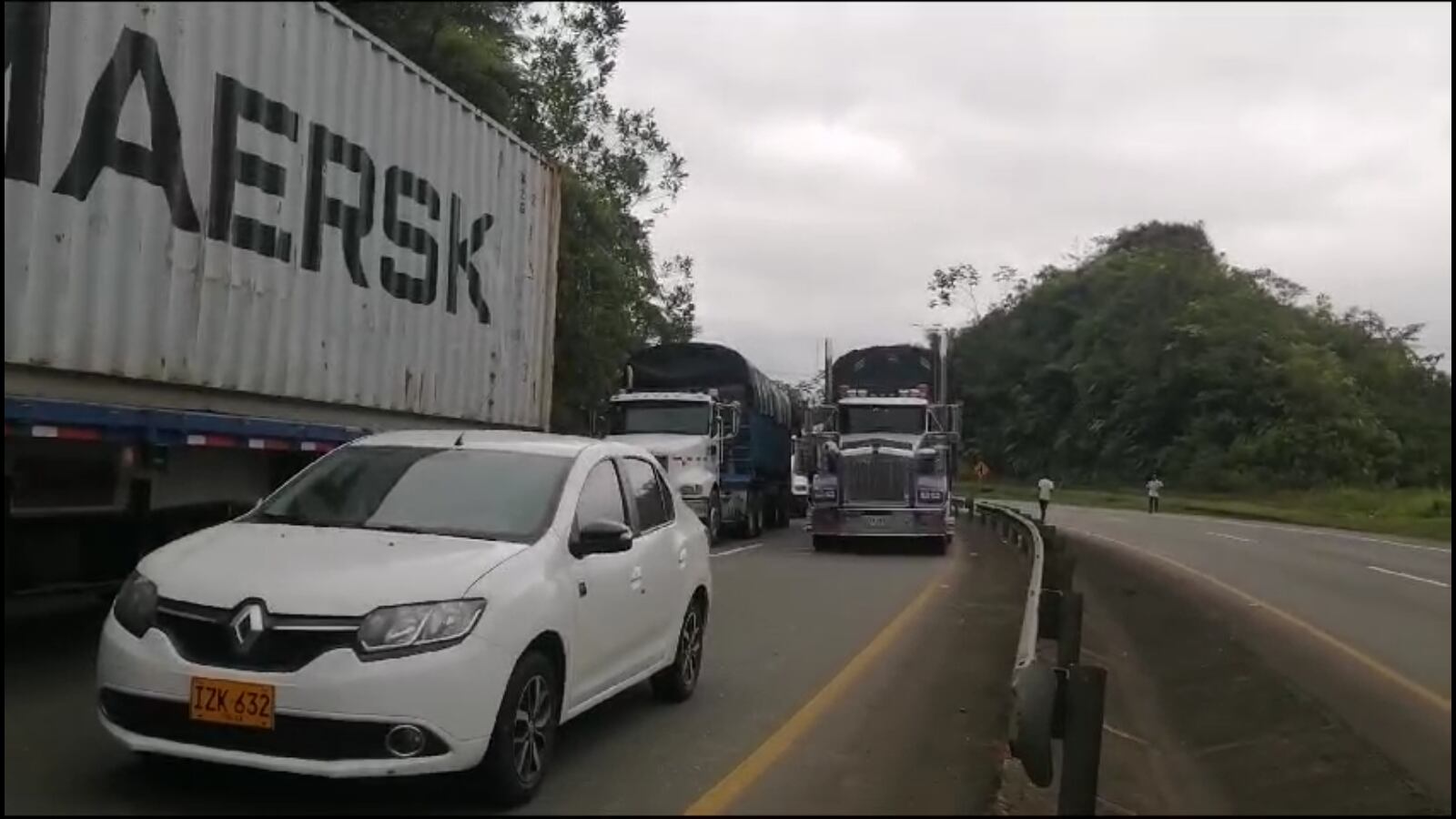 Bloqueo en la vía a Buenaventura