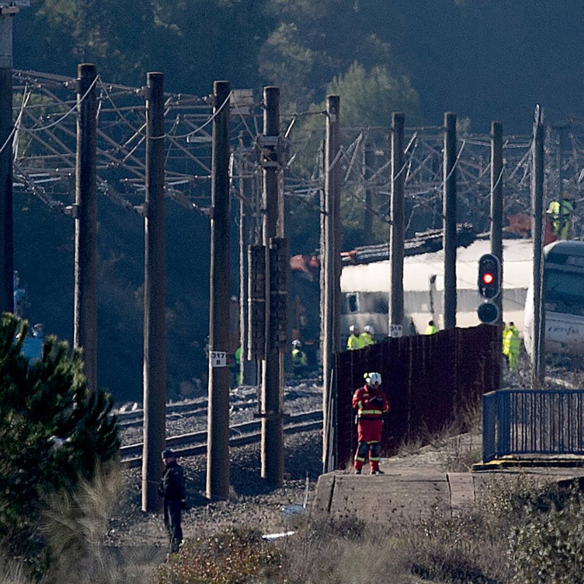 Se elevan a 43 los muertos en el accidente ferroviario del sur de España