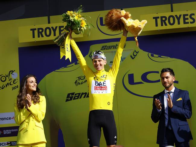 Tadej Pogačar, líder del Tour de Francia / EFE