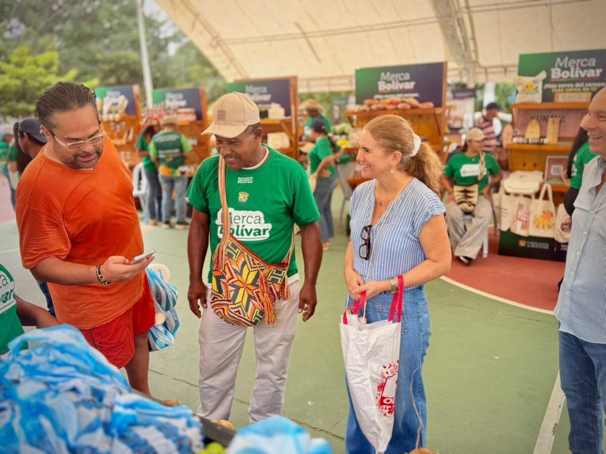 Merca Bolívar regresa a Cartagena con 30 productores y alimentos frescos del campo bolivarense