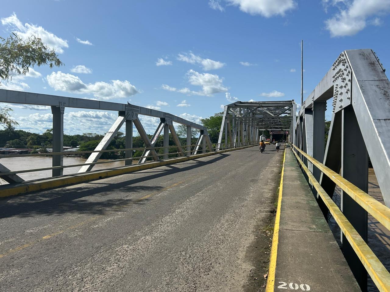 Puente binacional en Arauca. Zona fronteriza entre Colombia y Venezuela. Foto Caracol Radio