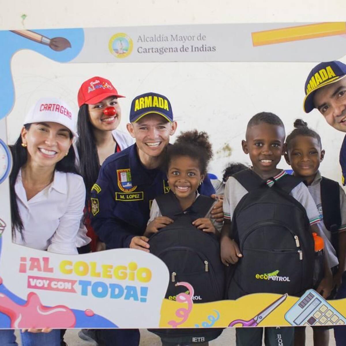 Gestora social, Liliana Majana, entregó 1.000 kits escolares a Tierrabomba y Bocachica