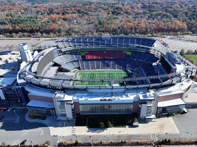 Gillette Stadium, ubicado en Boston. (Photo by Kirby Lee/Getty Images)