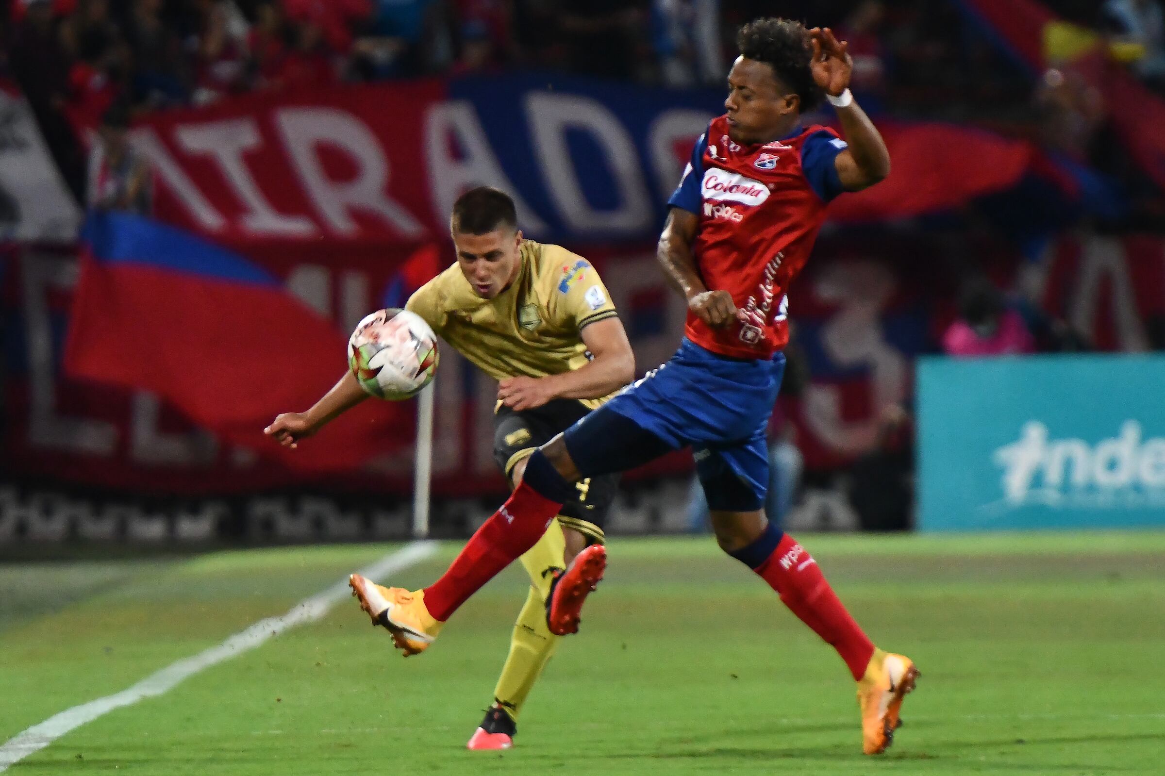 MEDELLÍN. 1 de marzo de 2022. Águilas y Medellín se disputan el liderato del Grupo B. (Cortesía Dimayor)