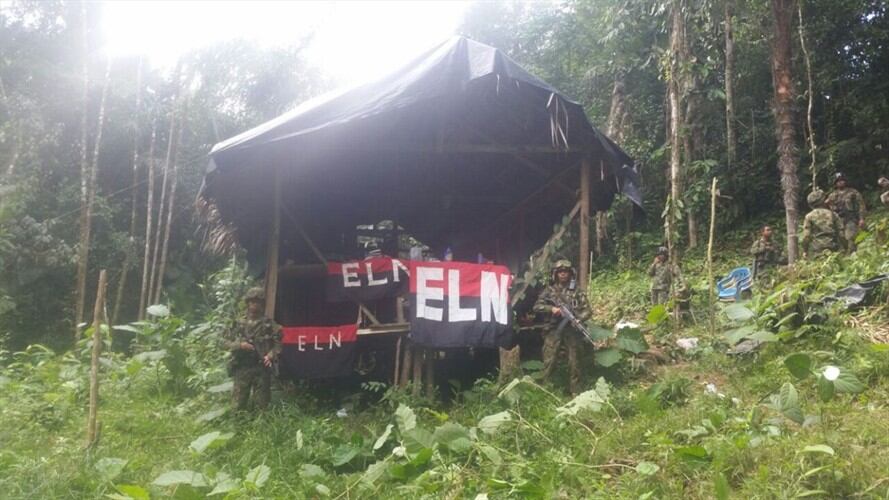 Destruyen tres campamentos del Eln en Chocó. Foto: Cortesía/ Ejército Nacional.