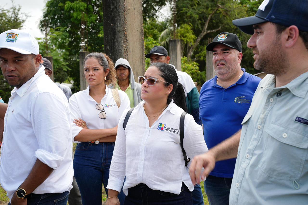 Contraloría de Bolívar verifica en territorio la entrega del megacolegio en Altos del Rosario