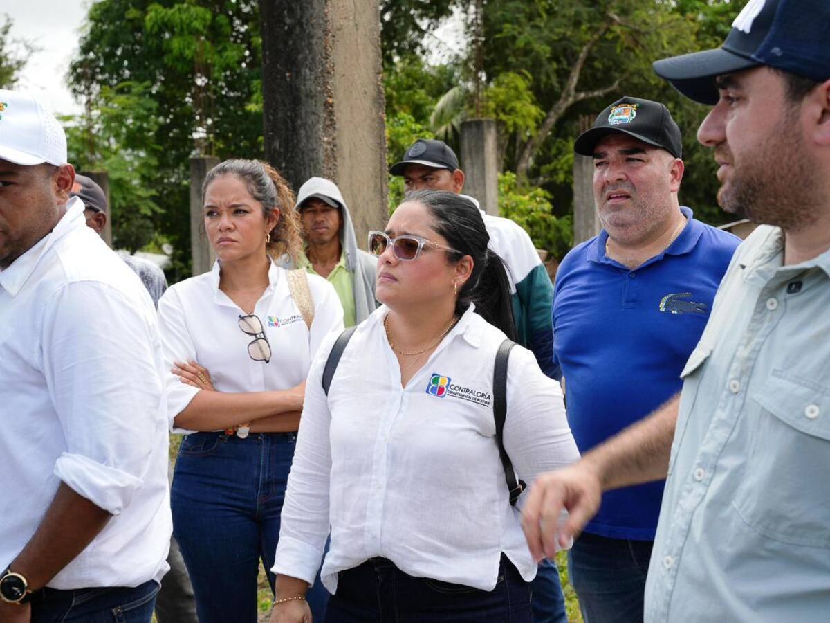 Contraloría de Bolívar verifica en territorio la entrega del megacolegio en Altos del Rosario