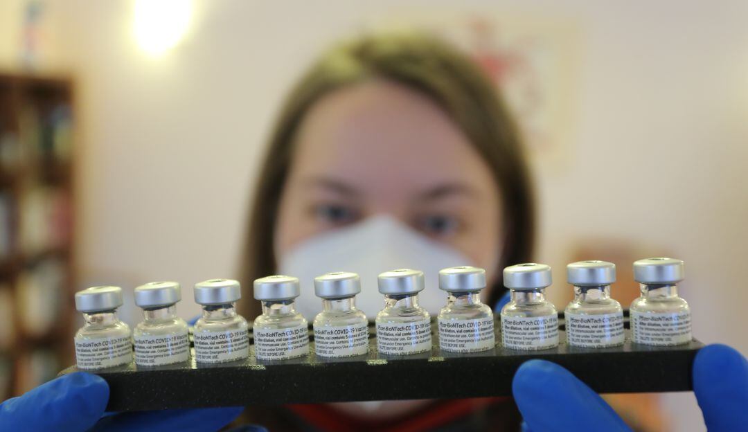 Punto de vacunación en Alemania