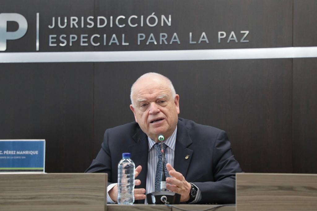 Presidente de la Corte Interamericana de Derechos Humanos, juez Ricardo C. Pérez Manrique. Cortesía Isabel Valdés | JEP