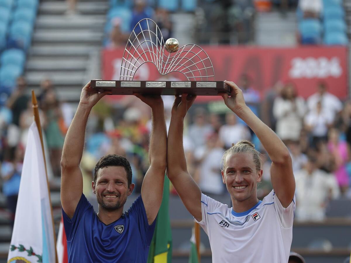 Nicolás Barrientos, campeón en dobles del Abierto de Río de Janeiro