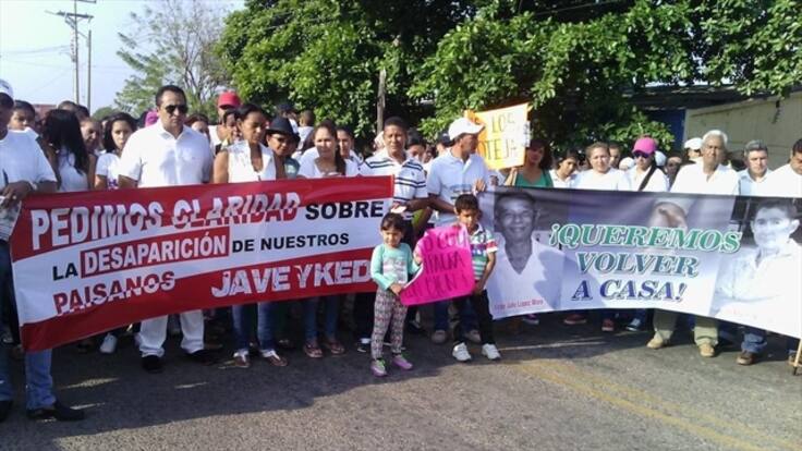 Marchan por familiares desaparecidos en La Guajira