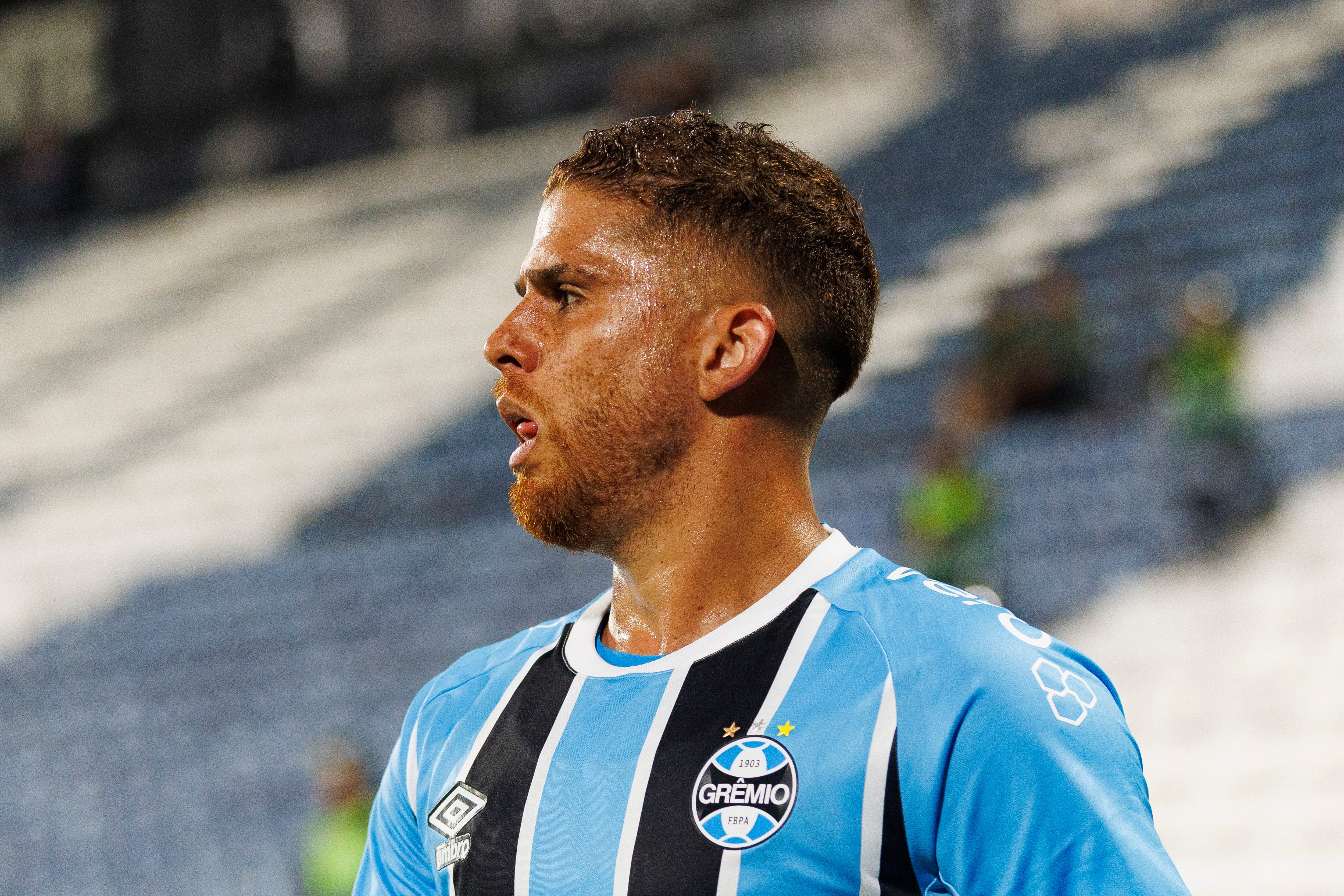 Gustavo Cuéllar, volante colombiano durante su paso por Gremio. (Photo by Mijael Quintana/Eurasia Sport Images/Getty Images)