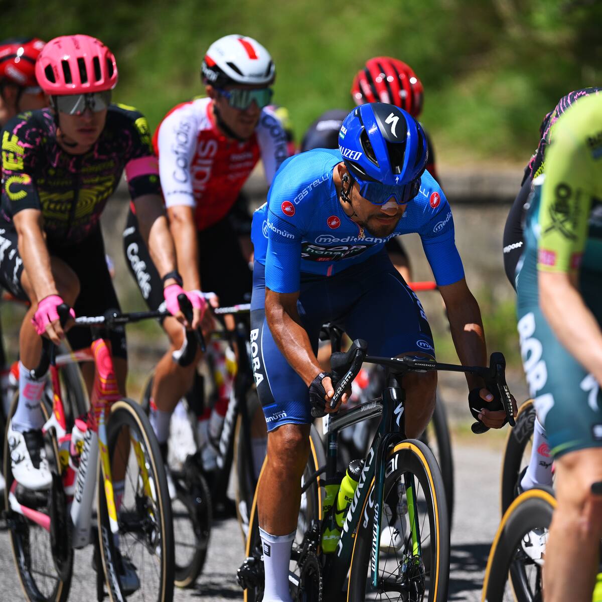 Colombianos en la etapa 9 del Giro: Molano fue protagonista y Martínez sigue segundo
