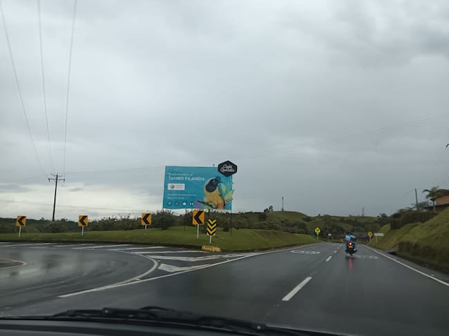 Días de cielo nublado y fuertes lluvias en el Quindío. Foto: Adrián Trejos