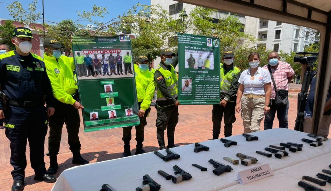 Foto de referencia capturados y decomisos de la institución. 